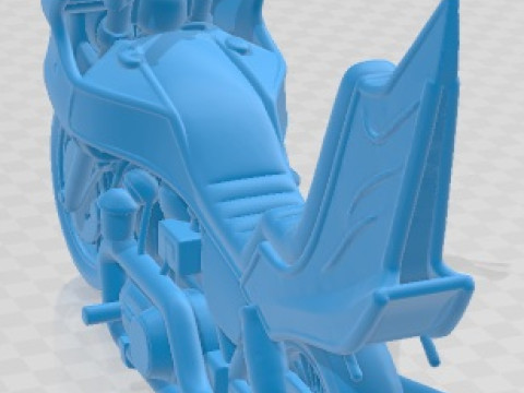 Bosozoku Culture Moto 3 - Cartoon Toy Printable 3D Принт Модель