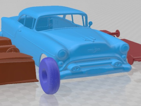 Oldsmobile 88 Super Holiday coupe 1954 Printable Car 3D Druckmodell