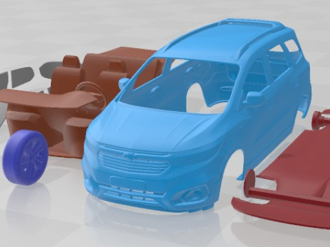 Chevrolet Spin Active 2018 Printable Car 3D Принт Модель