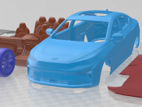 JAC EJ7 2022 Printable Car Model Cetak 3D