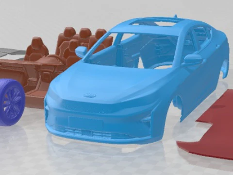 JAC EJ7 2022 Printable Car 3D Print Model