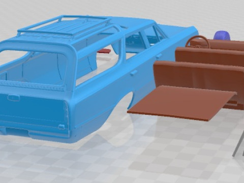 Oldsmobile Vista Cruiser 1964 Printable Car Modelo de Impressão 3D