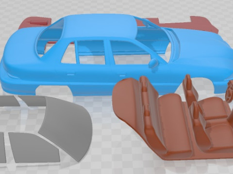 Buick Skylark Sedan 1995 Printable Car 3D 打印模型