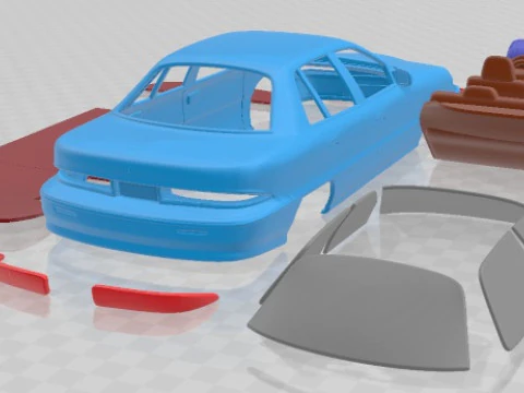 Buick Skylark Sedan 1995 Printable Car 3D Print Model