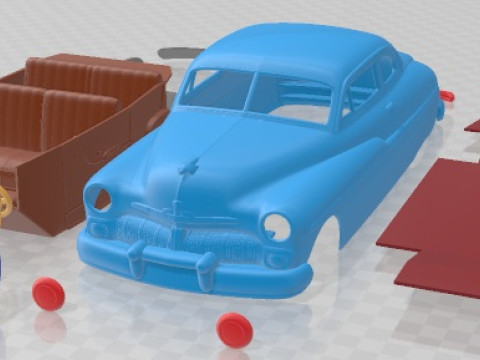 Mercury Coupe 1950 Printable Car 3D Принт Модель