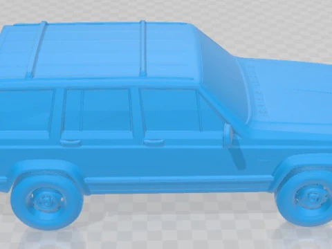 Jeep Cherokee 1990 Printable Car 3D Print Model