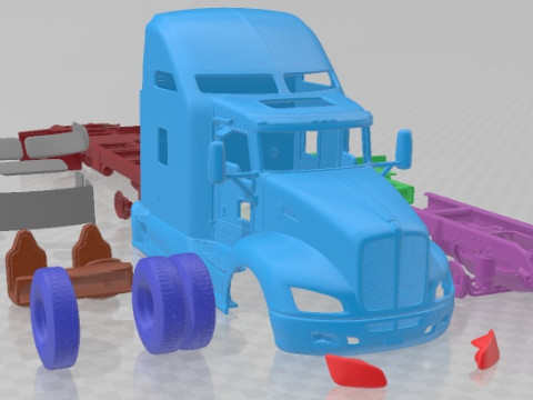 Kenworth T660 2015 可打印卡车 3D 打印模型
