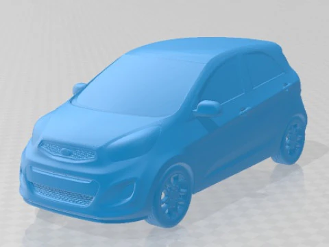 Carro para imprimir Kia Picanto 2012 Modelo de Impressão 3D
