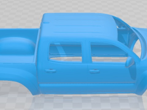 Toyota Tacoma Double Cab 2011 Printable Body Car 3D Print Model