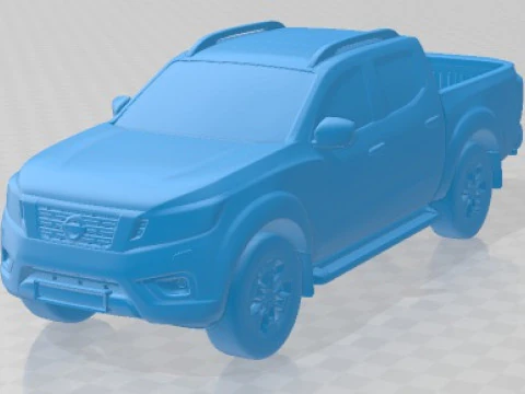 Carro imprimível Nissan Navara Doublecab 2020 Modelo de Impressão 3D