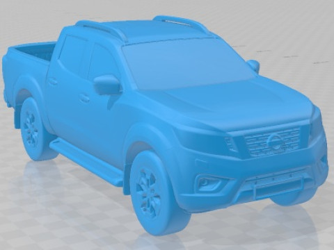 Nissan Navara Doublecab 2020 Printable Car Modelo de Impressão 3D