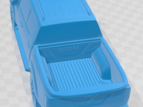 Nissan Navara Doublecab 2020 Printable Car Modelo de Impressão 3D
