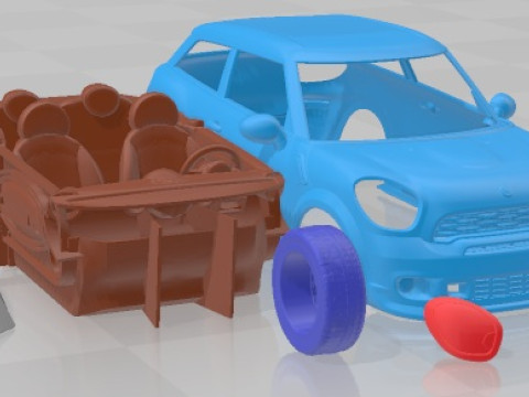 Mini Paceman John Cooper Works 2014 Printable Car 3D 打印模型