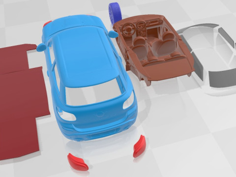 Mini Paceman John Cooper Works 2014 Printable Car 3D 打印模型