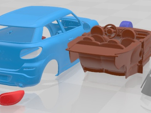 Mini Paceman John Cooper Works 2014 Printable Car 3D 打印模型