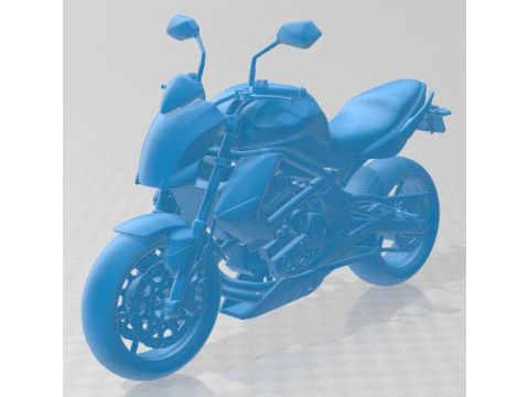 Kawasaki ER 6N 2009 Printable Motorbike 3D Print Model
