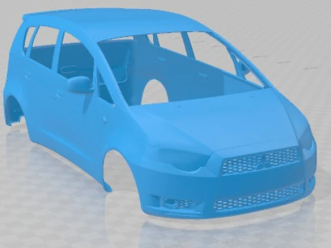 Mitsubishi Colt 5 Door 2009 Printable Body Car 3D Print Model