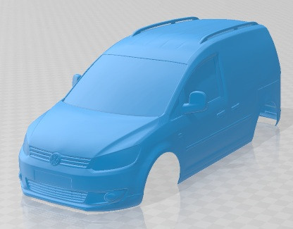Volkswagen Cross Caddy Kasten 2013 Printable Body Car 3D Print Model .c4d .max .obj .3ds .fbx .stl .blend