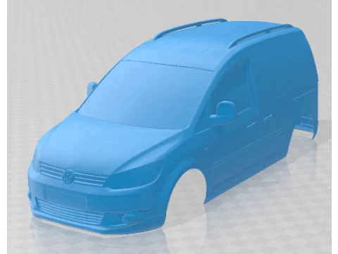 Volkswagen Cross Caddy Kasten 2013 Carrosserie Imprimable Modèles 3D en vedette