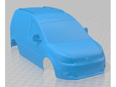 Volkswagen Cross Caddy Kasten 2013 Printable Body Car 3D Print Model