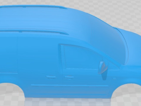 Volkswagen Cross Caddy Kasten 2013 Printable Body Car 3D Print Model