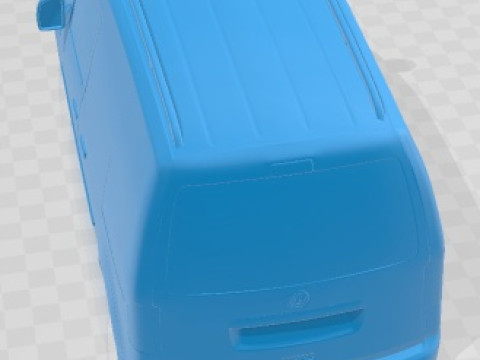 Volkswagen Cross Caddy Kasten 2013 Printable Body Car 3D Print Model