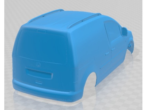 Volkswagen Cross Caddy Kasten 2013 Printable Body Car 3D Print Model