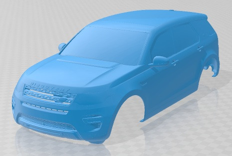 Land Rover Discovery Sport 2015 Printable Body Car Modelo de Impressão 3D .c4d .max .obj .3ds .fbx .stl .blend 