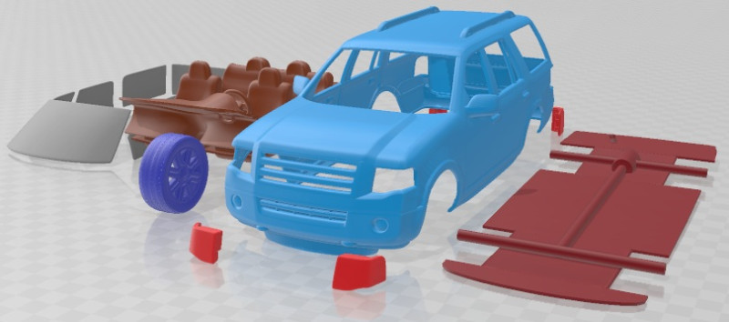 Expedition Limited 2007 Printable Car 3D Print Model .c4d .max .obj .3ds .fbx .stl .blend 