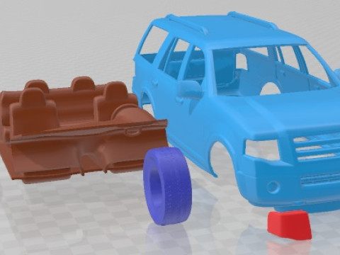 Expedition Limited 2007 Printable Car 3D Print Model