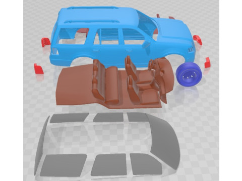 Expedition Limited 2007 Printable Car 3D Print Model