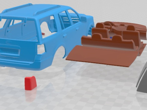 Expedition Limited 2007 Printable Car 3D Print Model