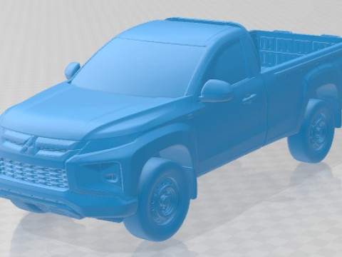 Mitsubishi L200 Regular Cab 2019 Printable Car 3Dプリントモデル