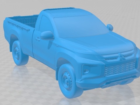 Mitsubishi L200 Regular Cab 2019 Printable Car Model Cetak 3D