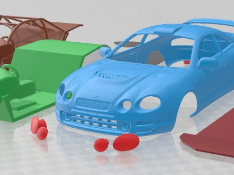 Toyota Celica GT Four Castrol Rally Auto zum Ausdrucken 3D Druckmodell