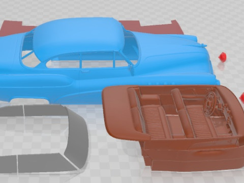 Buick Roadmaster Riviera 1952 Printable Car 3D 打印模型