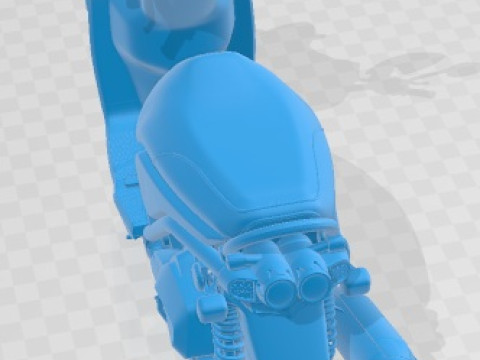 Yamaha Zuma 125 Scooter 2014 Printable 3Dプリントモデル