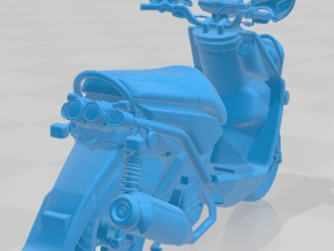 Yamaha Zuma 125 Scooter 2014 Printable 3D Print Model