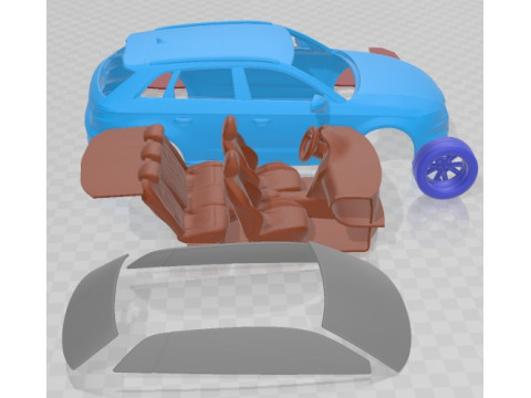 Audi S3 Sportback 2016 Printable Car 3D Print Model