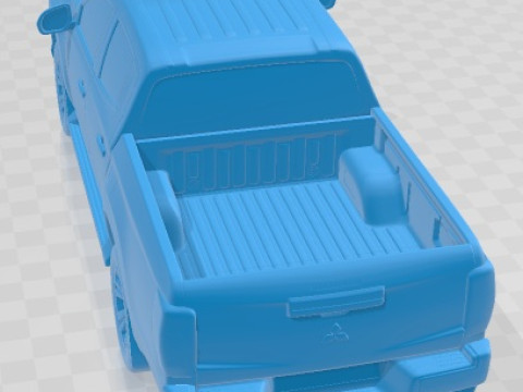 Mitsubishi L200 2019 Printable Car 3D 프린트 모델