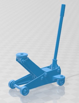 Car Jack Lift 2 Printable 3Dプリントモデル .c4d .max .obj .3ds .fbx .stl .blend 