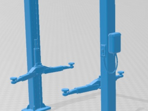 Car Jack Lift Vintage Printable 3Dプリントモデル