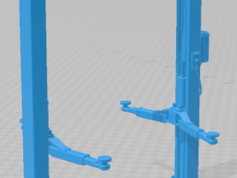 Car Jack Lift Vintage Printable 3Dプリントモデル