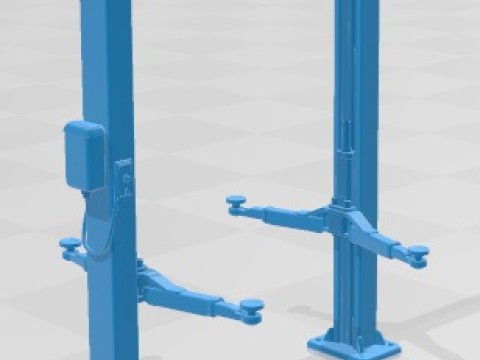 Car Jack Lift Vintage Printable 3Dプリントモデル