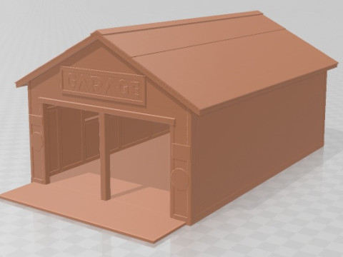 Garage 1 Printable 3D Print Model