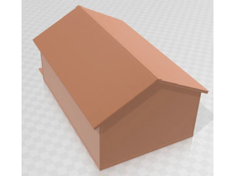 Garage 1 afdrukbaar 3D printmodel
