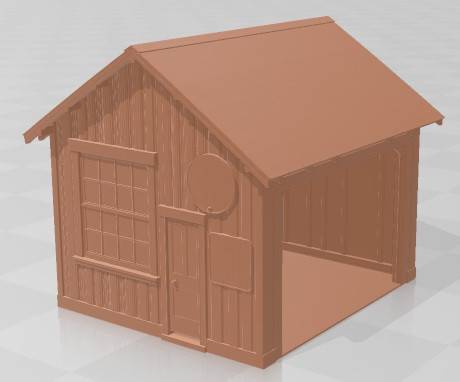 Garage 2 Printable Modelo de impresión 3D .c4d .max .obj .3ds .fbx .stl .blend