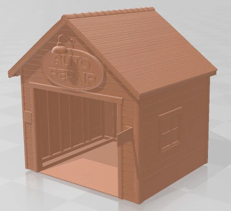 Garage 3 Printable 3D Print Model .c4d .max .obj .3ds .fbx .stl .blend 