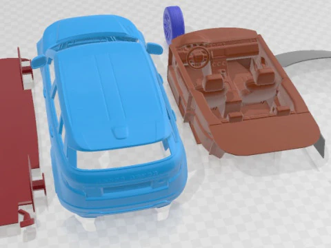 Range Rover Evoque 2016 Printable Car 3D Print Model