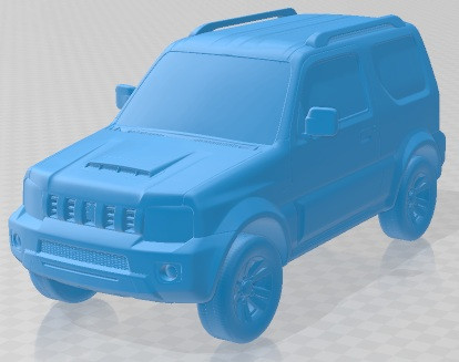 Suzuki Jimny 2013 Printable Car 3D Print Model .c4d .max .obj .3ds .fbx .stl .blend
